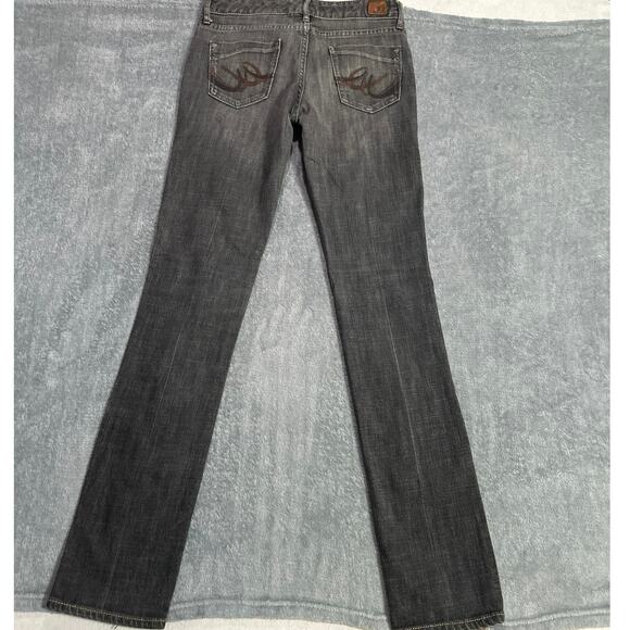 Women’s X2 Skinny W01 Ultra low rise skinny leg size 2 Long gray quality denim - Picture 8 of 12